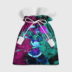 Мешок для подарков KDA NEON DRAGONS LEAGUE OF LEGENDS НЕОНОВЫЕ ДРАКОН, цвет: 3D-принт