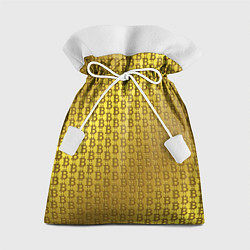 Мешок для подарков Биткоин золото, цвет: 3D-принт