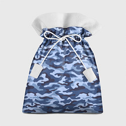 Мешок для подарков Синий Камуфляж Camouflage, цвет: 3D-принт