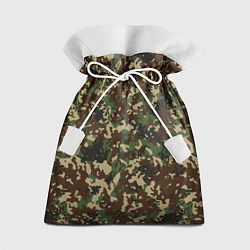 Мешок для подарков Камуфляж Излом, цвет: 3D-принт