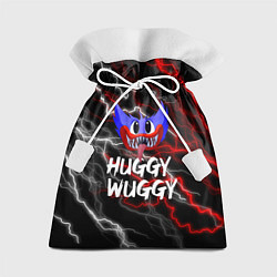 Мешок для подарков Huggy Wuggy - Молния с грозой, цвет: 3D-принт