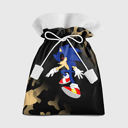 Мешок для подарков SONIC EXE Камуфляж, цвет: 3D-принт
