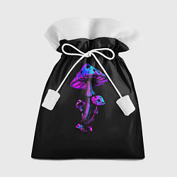 Мешок для подарков Неоновый гриб, цвет: 3D-принт