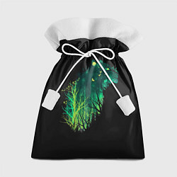 Мешок для подарков Дух Тигра Неоновый Тигр, цвет: 3D-принт