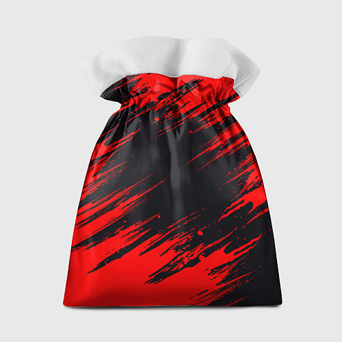 Подарочный мешок Красная краска брызги / 3D-принт – фото 2