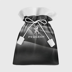 Мешок для подарков Peugeot blak, цвет: 3D-принт