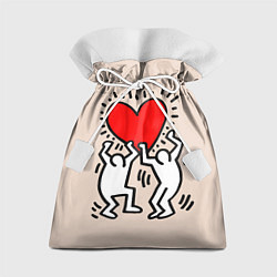 Мешок для подарков Светлое сердце, цвет: 3D-принт