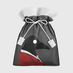 Мешок для подарков Чёрная ворона, цвет: 3D-принт