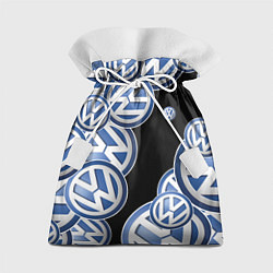 Мешок для подарков Volkswagen logo Pattern, цвет: 3D-принт