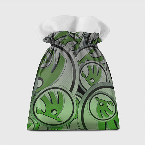 Подарочный мешок Skoda Carbone Pattern / 3D-принт – фото 2
