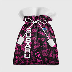 Мешок для подарков SUBARU STI PATTERN, цвет: 3D-принт