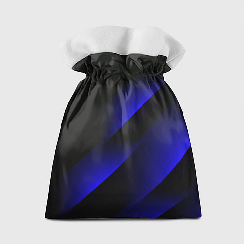 Подарочный мешок Blue Fade 3D Синий градиент / 3D-принт – фото 2