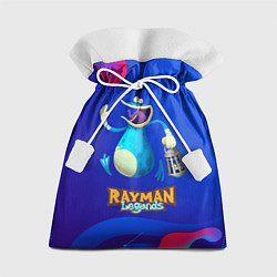 Мешок для подарков Синий globox Rayman, цвет: 3D-принт