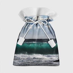Мешок для подарков Морской прибой, цвет: 3D-принт