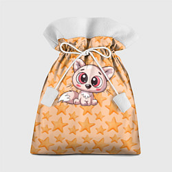 Мешок для подарков Маленький милый лисенок, цвет: 3D-принт