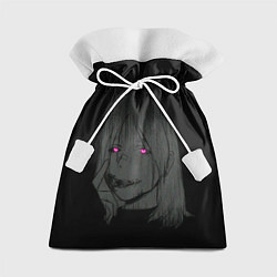 Мешок для подарков Девушка с неоновыми глазами, цвет: 3D-принт