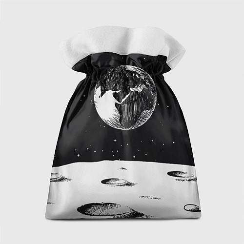 Подарочный мешок Космонавт на луне / 3D-принт – фото 2