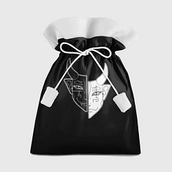 Мешок для подарков Маска Инь Янь, цвет: 3D-принт