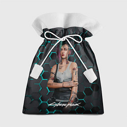 Мешок для подарков Cyberpunk2077 Джуди, цвет: 3D-принт