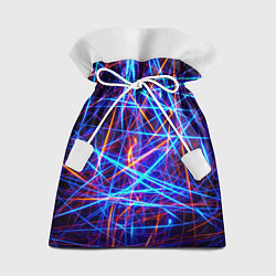 Мешок для подарков Neon pattern Fashion 2055, цвет: 3D-принт
