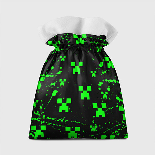 Подарочный мешок MINECRAFT - CREEPER МАЙНКРАФТ / 3D-принт – фото 2