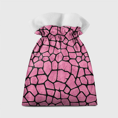 Подарочный мешок Шерсть розового жирафа / 3D-принт – фото 2