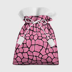 Мешок для подарков Шерсть розового жирафа, цвет: 3D-принт