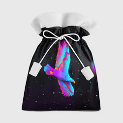 Мешок для подарков Eagle Space Neon, цвет: 3D-принт