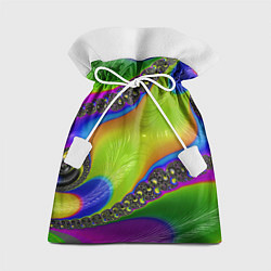 Мешок для подарков Кислотный фрактал Абстракция, цвет: 3D-принт
