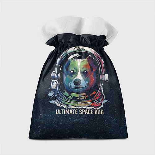 Подарочный мешок Корги Космонавт Corgi Space Dog / 3D-принт – фото 2