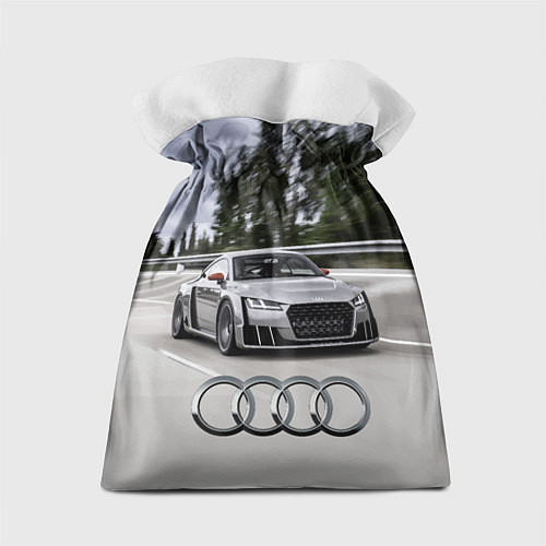 Подарочный мешок Ауди на скоростном шоссе Audi on the expressway / 3D-принт – фото 2