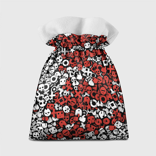 Подарочный мешок Красно-белые знаки LDR / 3D-принт – фото 2