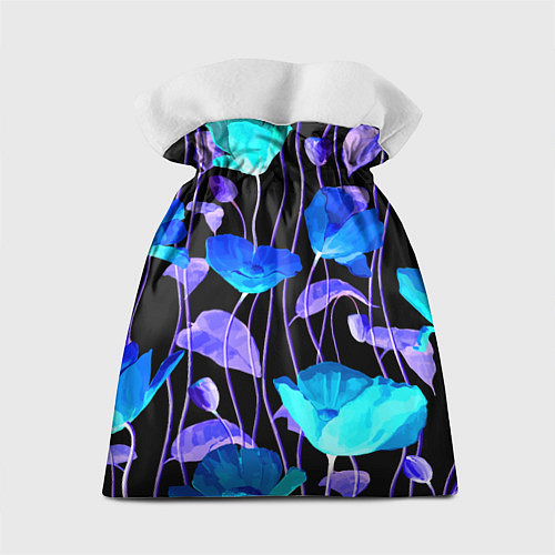 Подарочный мешок Авангардный цветочный паттерн Fashion trend / 3D-принт – фото 2