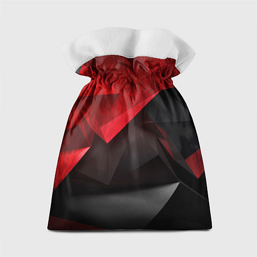 Подарочный мешок Красно-черный фон абстракция / 3D-принт – фото 2
