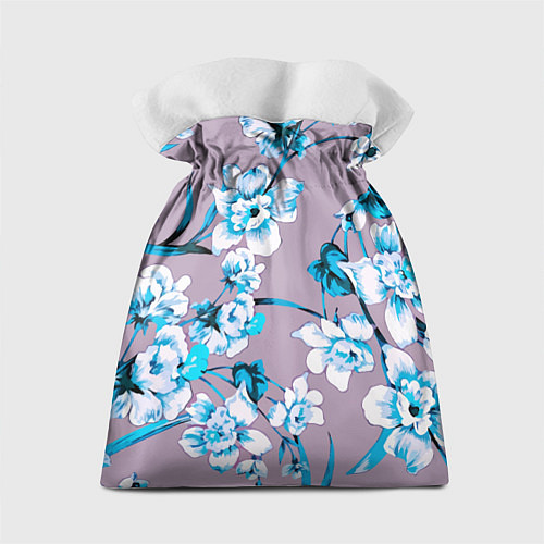 Подарочный мешок Летний стилизованный цветочный паттерн / 3D-принт – фото 2