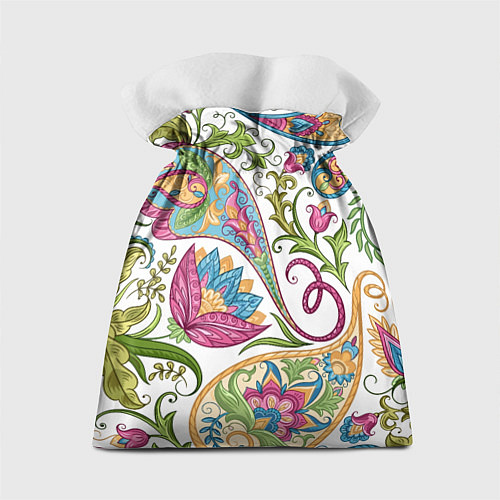Подарочный мешок Fashionable floral Oriental pattern Summer 2025 / 3D-принт – фото 2