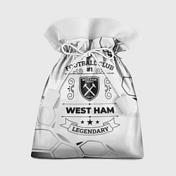 Мешок для подарков West Ham Football Club Number 1 Legendary, цвет: 3D-принт