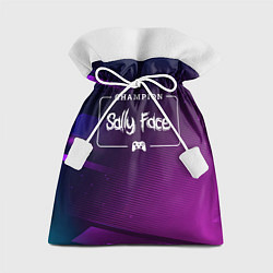 Мешок для подарков Sally Face Gaming Champion: рамка с лого и джойсти, цвет: 3D-принт