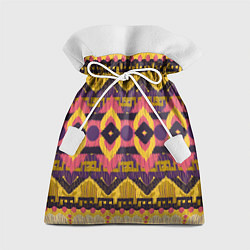 Мешок для подарков Африканский узор орнамент из шерсти Africa Wool Pa, цвет: 3D-принт