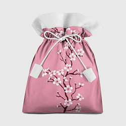 Мешок для подарков Нежность сакуры, цвет: 3D-принт