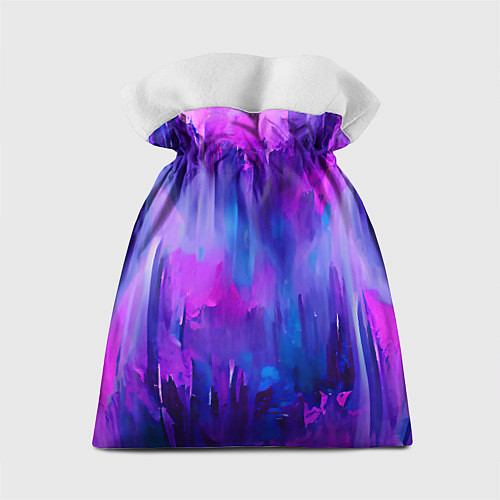 Подарочный мешок Purple splashes / 3D-принт – фото 2