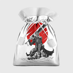 Мешок для подарков Гатс Черный мечник, цвет: 3D-принт