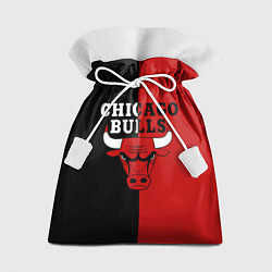 Мешок для подарков Чикаго Буллз black & red, цвет: 3D-принт
