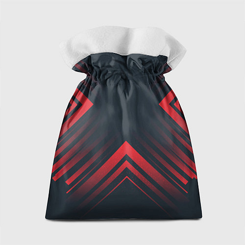 Подарочный мешок Красный символ Apex Legends на темном фоне со стре / 3D-принт – фото 2