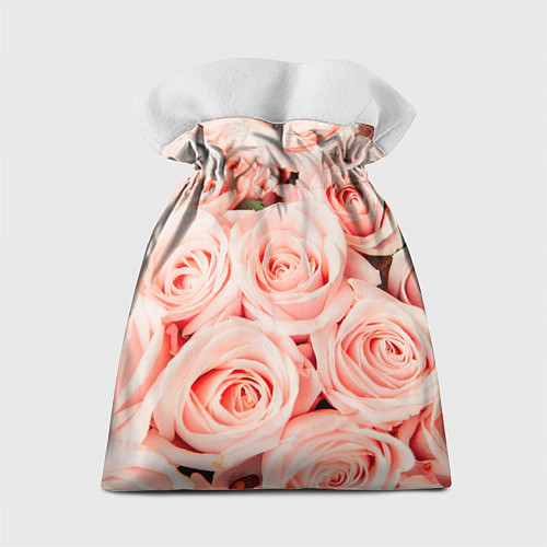 Подарочный мешок Нежно - розовые Розы / 3D-принт – фото 2