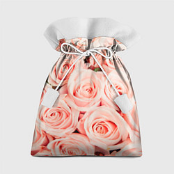 Мешок для подарков Нежно - розовые Розы, цвет: 3D-принт
