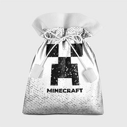 Подарочный мешок Minecraft с потертостями на светлом фоне