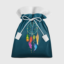 Мешок для подарков Ловец снов - индейский амулет, цвет: 3D-принт