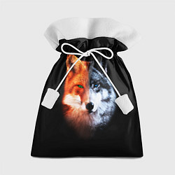 Мешок для подарков Волк и Лисица, цвет: 3D-принт