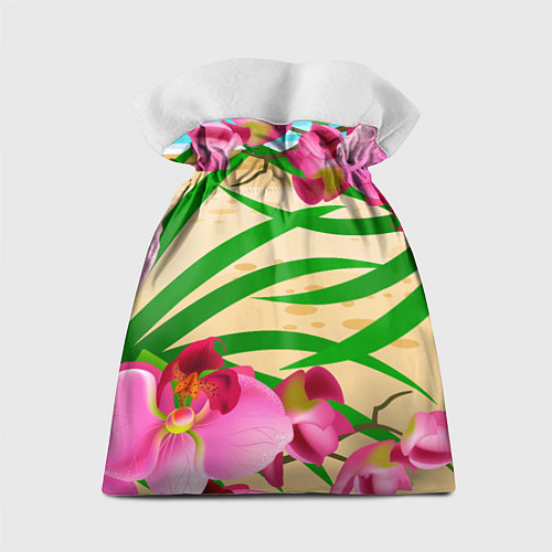 Подарочный мешок Колибри и орхидеи / 3D-принт – фото 2